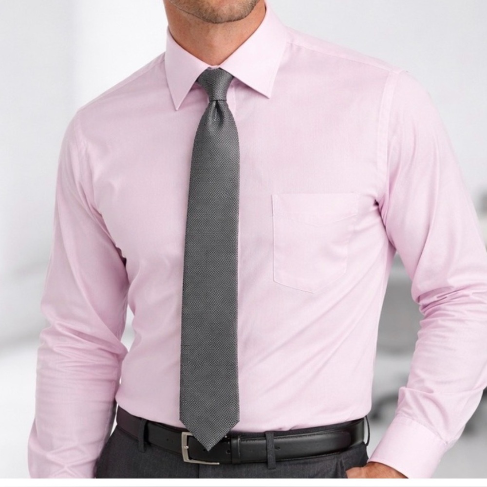 Jos. A. Bank 1905 Men’s Light Pink Dress Shirt - Long Sleeve 16-34 Tailored Fit